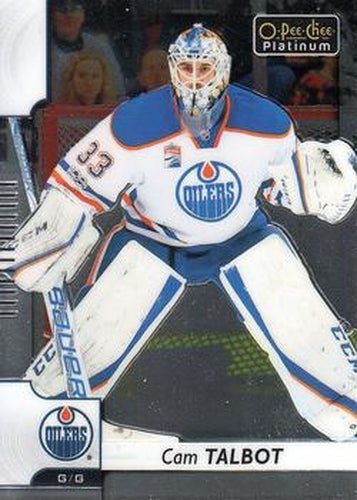 #38 Cam Talbot - Edmonton Oilers - 2017-18 O-Pee-Chee Platinum Hockey