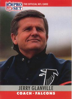 #38 Jerry Glanville - Atlanta Falcons - 1990 Pro Set Football