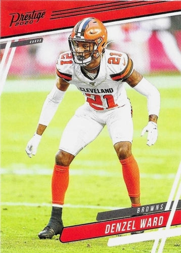 #38 Denzel Ward - Cleveland Browns - 2020 Panini Prestige Football