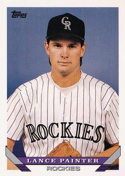 #738 Lance Painter - Colorado Rockies - 1993 Topps Baseball