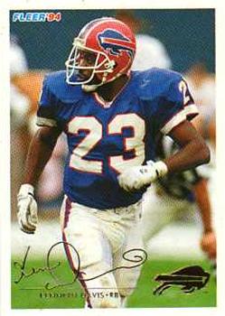 #38 Kenneth Davis - Buffalo Bills - 1994 Fleer Football