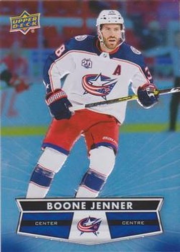 #38 Boone Jenner - Columbus Blue Jackets - 2021-22 Upper Deck Tim Hortons Hockey