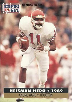 #38 Andre Ware - Houston Cougars / Detroit Lions - 1991 Pro Set Football