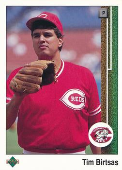 #638 Tim Birtsas - Cincinnati Reds - 1989 Upper Deck Baseball