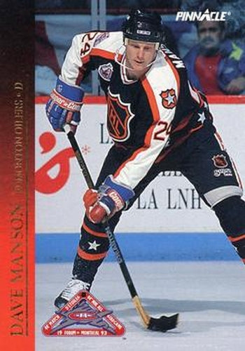 #38 Dave Manson - Edmonton Oilers - 1993-94 Score Canadian Hockey - Pinnacle All-Stars Canadian