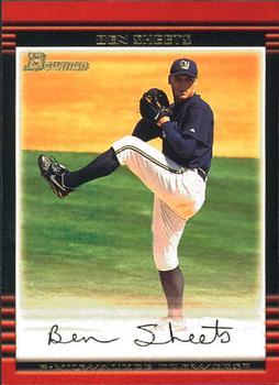 #38 Ben Sheets - Milwaukee Brewers - 2002 Bowman Baseball