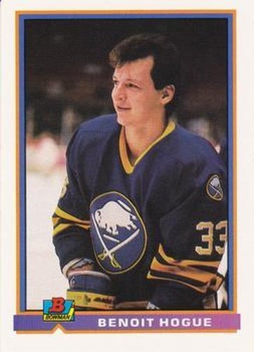 #38 Benoit Hogue - Buffalo Sabres - 1991-92 Bowman Hockey