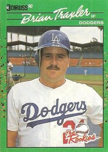 #38 Brian Traxler - Los Angeles Dodgers - 1990 Donruss The Rookies Baseball