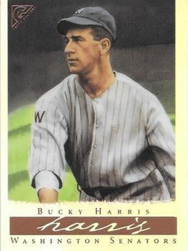 #38 Bucky Harris - Washington Senators - 2003 Topps Gallery Hall of Fame - Artist's Proofs Baseball