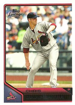 #38 Chris Carpenter - St. Louis Cardinals - 2011 Topps Lineage Baseball
