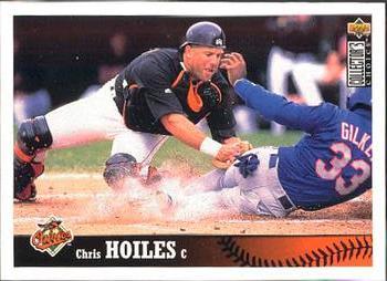 #38 Chris Hoiles - Baltimore Orioles - 1997 Collector's Choice Baseball