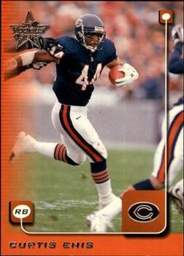 #38 Curtis Enis - Chicago Bears - 1999 Leaf Rookies & Stars Football
