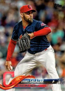 #38 Danny Salazar - Cleveland Indians - 2018 Topps Baseball