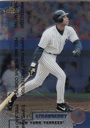 #38 Darryl Strawberry - New York Yankees - 1999 Finest Baseball