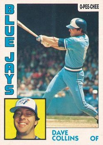 #38 Dave Collins - Toronto Blue Jays - 1984 O-Pee-Chee Baseball