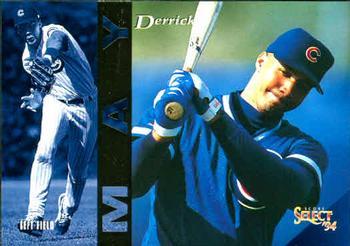 #38 Derrick May - Chicago Cubs - 1994 Select Baseball