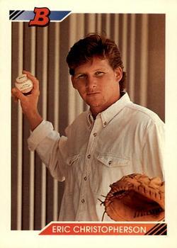 #38 Eric Christopherson - San Francisco Giants - 1992 Bowman Baseball