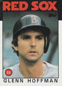 #38 Glenn Hoffman - Boston Red Sox - 1986 Topps Baseball
