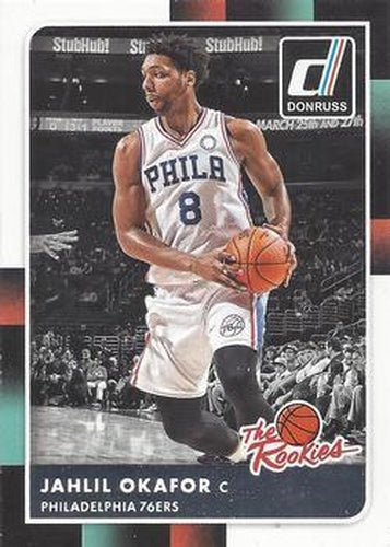 #38 Jahlil Okafor - Philadelphia 76ers - 2015-16 Donruss - The Rookies Basketball
