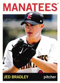 #38 Jed Bradley - Brevard County Manatees - 2013 Topps Heritage Minor League Baseball