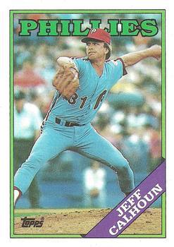#38 Jeff Calhoun - Philadelphia Phillies - 1988 Topps Baseball