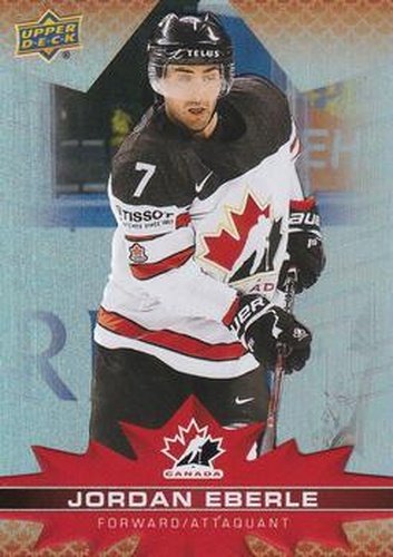#38 Jordan Eberle - Canada - 2021-22 Upper Deck Tim Hortons Team Canada Hockey