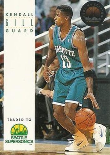 #38 Kendall Gill - Seattle Supersonics - 1993-94 SkyBox Premium Basketball