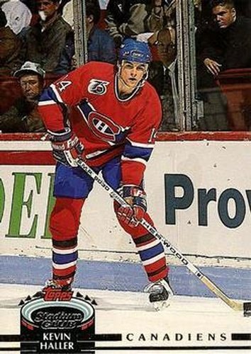 #38 Kevin Haller - Montreal Canadiens - 1992-93 Stadium Club Hockey