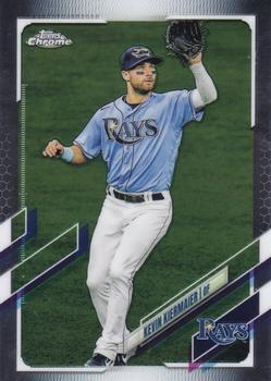 #38 Kevin Kiermaier - Tampa Bay Rays - 2021 Topps Chrome Baseball