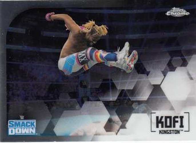 #38 Kofi Kingston - 2020 Topps WWE Chrome Wrestling