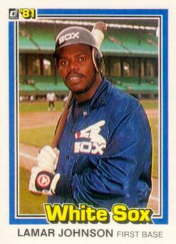 #38 Lamar Johnson - Chicago White Sox - 1981 Donruss Baseball
