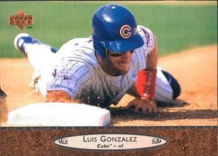 #38 Luis Gonzalez - Chicago Cubs - 1996 Upper Deck Baseball