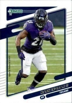 #38 Mark Ingram II - Houston Texans - 2021 Donruss Football