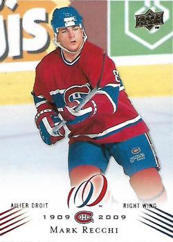 #38 Mark Recchi - Montreal Canadiens - 2008-09 Upper Deck Montreal Canadiens Centennial Hockey