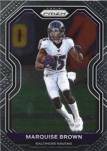 #38 Marquise Brown - Baltimore Ravens - 2020 Panini Prizm Football