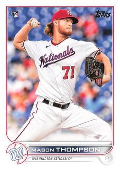 #38 Mason Thompson - Washington Nationals - 2022 Topps Baseball