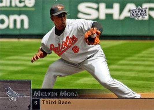 #38 Melvin Mora - Baltimore Orioles - 2009 Upper Deck Baseball