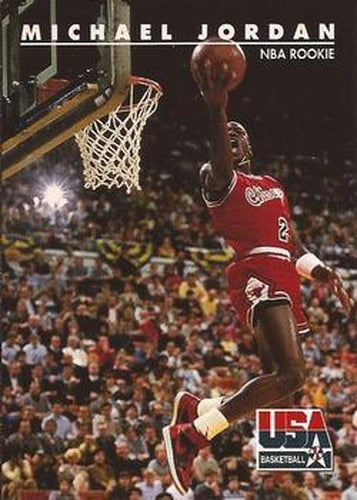 #38 Michael Jordan - USA - 1992 SkyBox USA Basketball