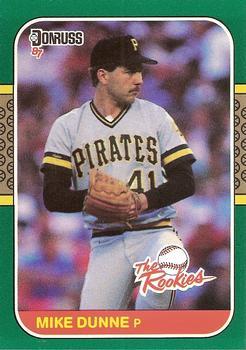 #38 - Mike Dunne - Pittsburgh Pirates - 1987 Donruss The Rookies Baseball