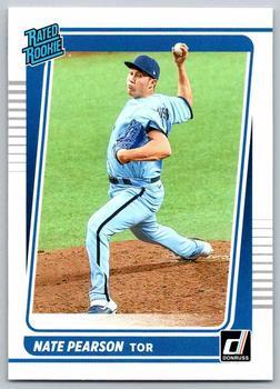 #38 Nate Pearson - Toronto Blue Jays - 2021 Donruss Baseball