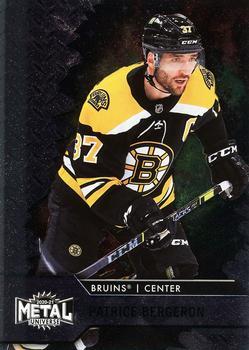 #38 Patrice Bergeron - Boston Bruins - 2020-21 Skybox Metal Universe Hockey