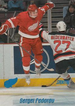 #38 Sergei Fedorov - Detroit Red Wings - 1999-00 Stadium Club Hockey