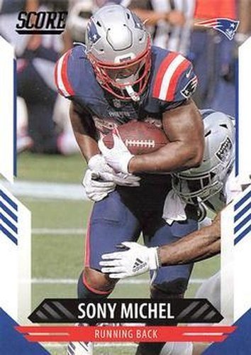 #38 Sony Michel - New England Patriots - 2021 Score Football