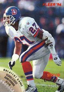 #38 Steve Atwater - Denver Broncos - 1996 Fleer Football