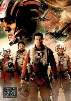 #38 The Resistance Pilots - 2018 Topps Star Wars Galaxy 8