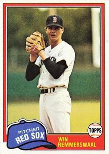#38 Win Remmerswaal - Boston Red Sox - 1981 Topps Baseball