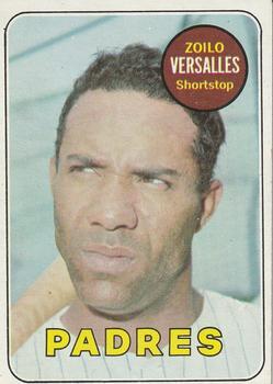 #38 Zoilo Versalles - San Diego Padres - 1969 Topps Baseball