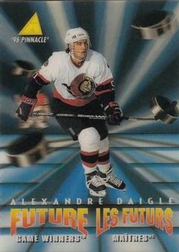 #McD-38 Alexandre Daigle - Ottawa Senators - 1995-96 Pinnacle McDonald's Game Winners Hockey