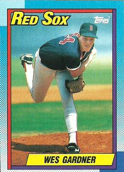 #38 Wes Gardner - Boston Red Sox - 1990 O-Pee-Chee Baseball
