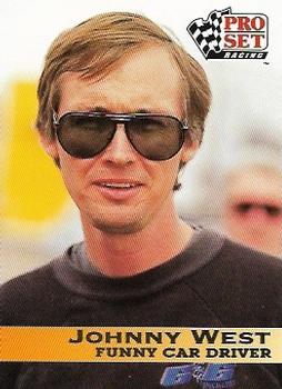 #38 Johnny West - 1992 Pro Set NHRA Racing